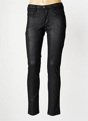 Pantalon slim taille normale taille normale noir WALTRON femme