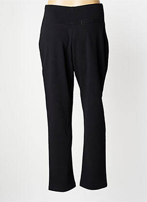 Pantalon slim tissage popeline taille normale noir LOTUS EATERS femme