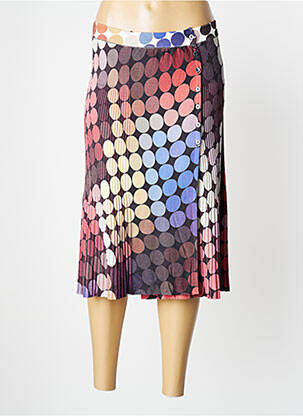 Jupe mi-longue taille normale marron JEI'S BY LETIZIA DENARO femme