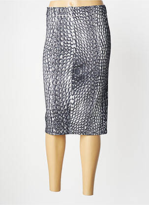 Jupe mi-longue taille normale gris JEI'S BY LETIZIA DENARO femme