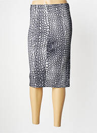 Jupe mi-longue stretch gris JEI'S BY LETIZIA DENARO femme