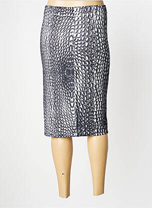 Jupe mi-longue taille normale gris JEI'S BY LETIZIA DENARO femme
