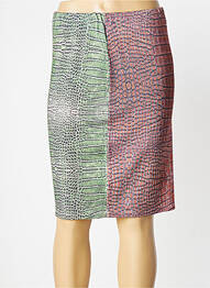 Jupe mi-longue stretch vert JEI'S BY LETIZIA DENARO femme