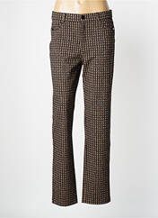 Pantalon chino marron LEO & UGO pour femme seconde vue