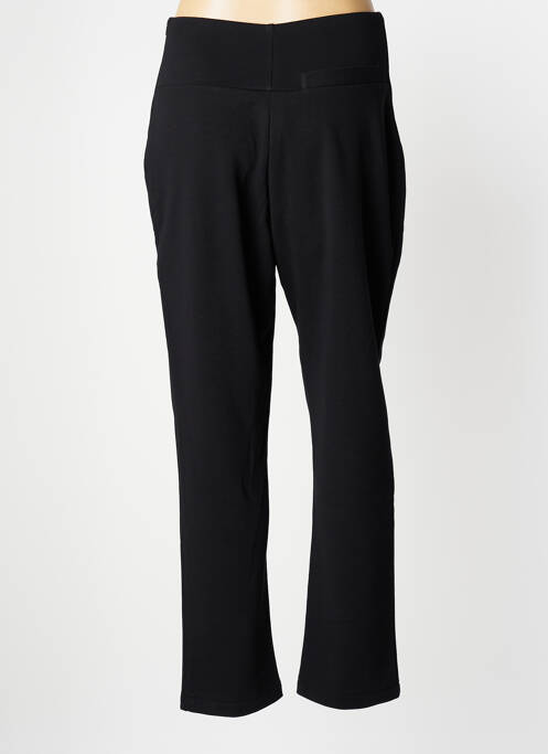 Pantalon slim tissage popeline taille normale noir LOTUS EATERS femme