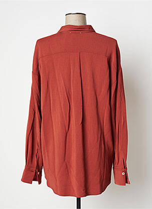 Chemisier poches poitrine manches longues marron FORTE-FORTE femme