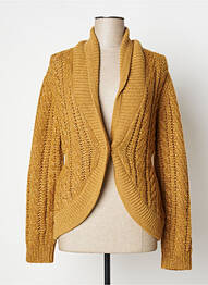 Gilet manches longues col châle beige MES DEMOISELLES...PARIS femme