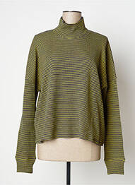 Pull manches longues manches longues vert FORTE-FORTE femme