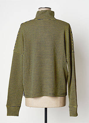 Pull coupe droite manches longues vert FORTE-FORTE femme