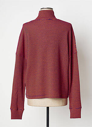 Pull coupe droite manches longues orange FORTE-FORTE femme