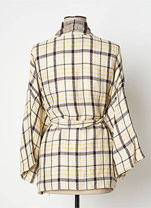 Veste kimono manches longues beige POMANDERE femme