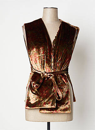 Gilet sans manche doublure beige MES DEMOISELLES...PARIS femme