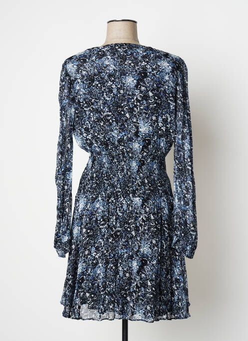 Robe mi-longue bleu BERENICE pour femme