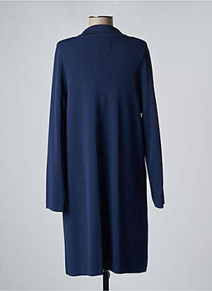 Veste casual col tailleur bleu MALIPARMI femme