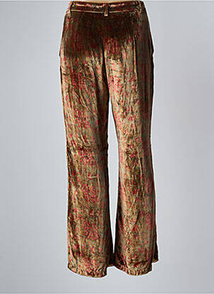 Pantalon large fermeture zippée sous rabat boutonné beige MES DEMOISELLES...PARIS femme