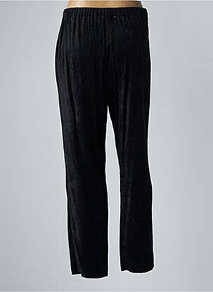 Pantalon droit taille élastique noir FORTE-FORTE femme