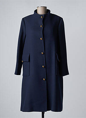 Manteau long bleu LAURENCE BRAS pour femme