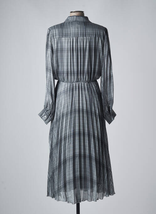 Robe longue manches longues manches longues gris SHIRTAPORTER femme