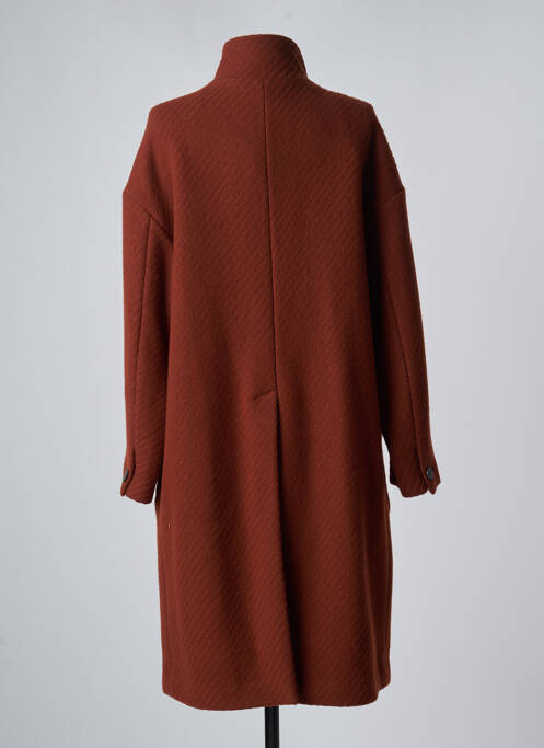 Manteau long marron POMANDERE pour femme