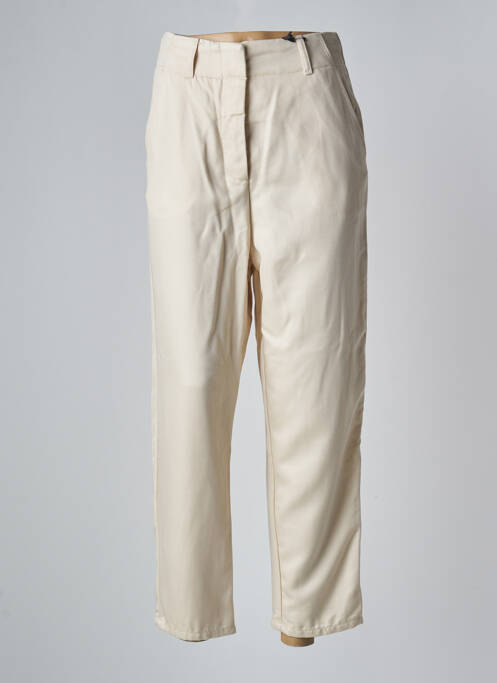 Pantalon droit beige ATTIC AND BARN pour femme