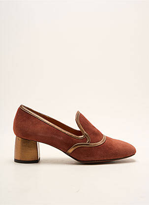 Mocassins talon de 4 à 6cm marron CHIE MIHARA femme