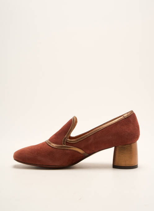 Mocassins talon de 4 à 6cm marron CHIE MIHARA femme