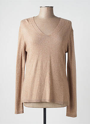 Pull coupe droite manches longues beige MPC (MA PETITE CAPSULE) femme
