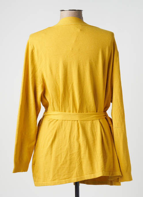 Gilet manches longues jaune LA FIANCÉE pour femme
