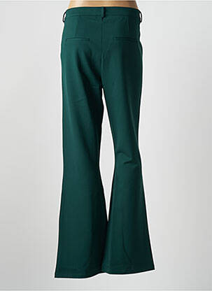 Pantalon flare stretch taille normale vert GEISHA femme