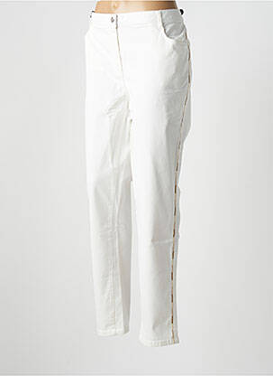 Pantalon slim stretch taille normale blanc MPC (MA PETITE CAPSULE) femme