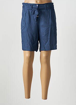 Short taille élastique taille haute bleu LA FIANCÉE femme