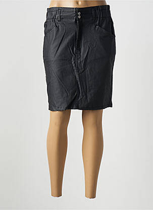 Jupe mi-longue stretch noir B.YOUNG femme
