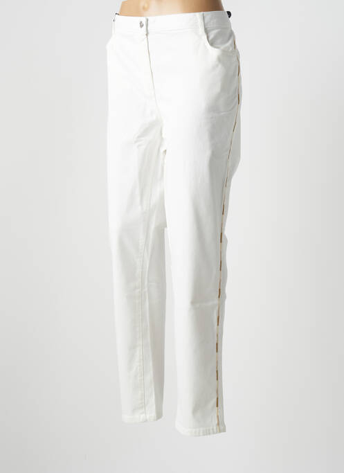 Pantalon slim blanc MPC (MA PETITE CAPSULE) pour femme