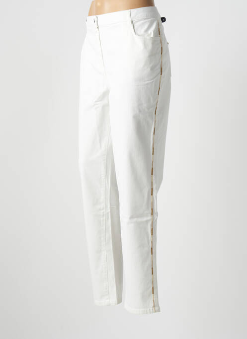 Pantalon slim blanc MPC (MA PETITE CAPSULE) pour femme