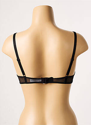 Soutien-gorge effet matière satinée haut soutien-gorge emboitant noir SIMONE X SIMONE PÉRÈLE femme