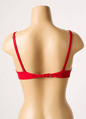 Soutien-gorge effet matière satinée haut soutien-gorge emboitant rouge SIMONE PERELE femme