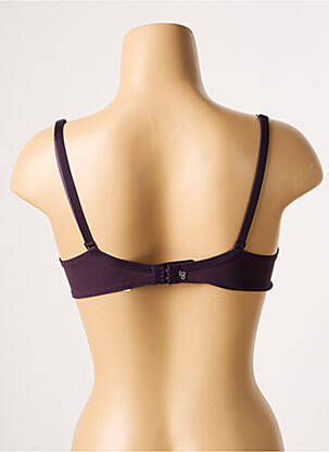 Soutien-gorge effet matière satinée haut soutien-gorge emboitant violet SIMONE PERELE femme