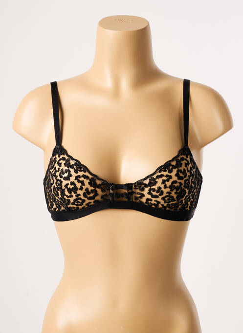Soutien-gorge sans armature haut triangles noir SIMONE X SIMONE PÉRÈLE femme