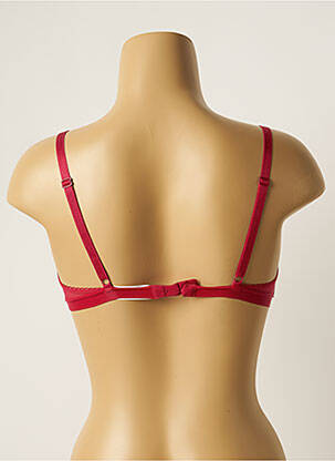 Soutien-gorge effet matière satinée haut soutien-gorge emboitant rouge SIMONE PERELE femme