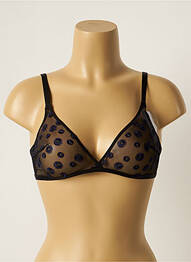 Soutien-gorge sans armature haut triangles noir SIMONE PERELE femme