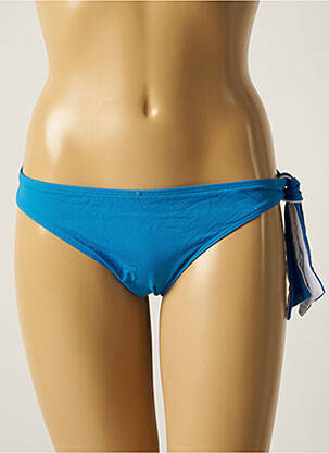 Bas de maillot de bain fermeture liens à nouer culotte bleu AUBADE femme