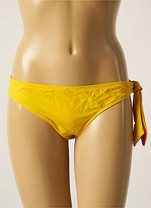 Bas de maillot de bain réversible culotte jaune AUBADE femme