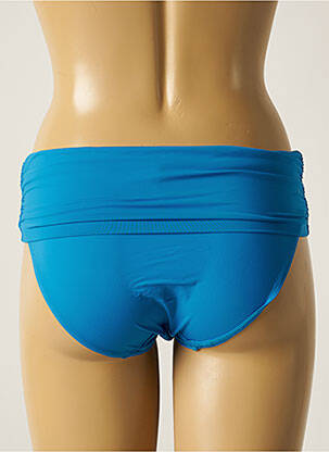 Bas de maillot de bain effet matière satinée culotte bleu AUBADE femme