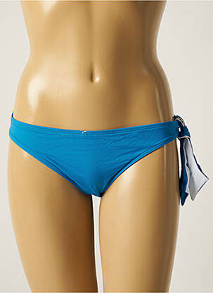 Bas de maillot de bain fermeture liens à nouer culotte bleu AUBADE femme