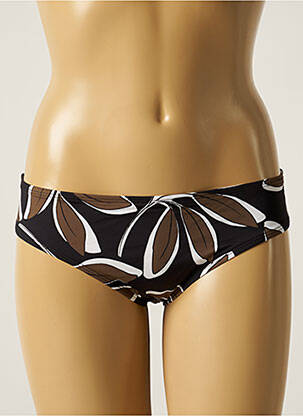 Bas de maillot de bain imprimé fantaisie culotte marron AUBADE femme