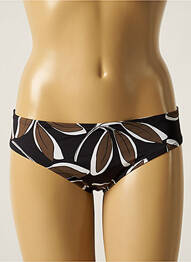 Bas de maillot de bain imprimé fantaisie culotte marron AUBADE femme