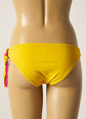 Bas de maillot de bain réversible culotte jaune AUBADE femme