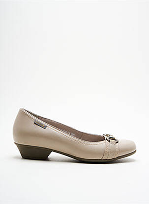 Ballerines semelle amovible talon plat jusqu'à 3cm beige MEPHISTO femme