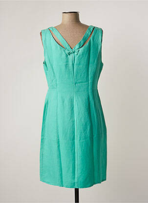 Robe mi-longue sans manche sans manche bleu FELINO femme