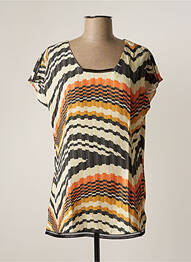 Top manches courtes manches courtes orange MERI & ESCA femme